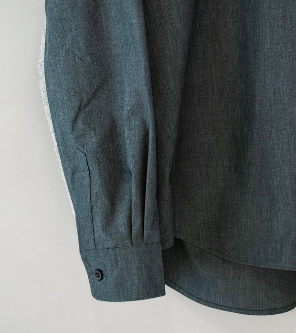 Sturla 'L/S Button Up Shirt' (Iron Gate Technical Cotton Canvas)