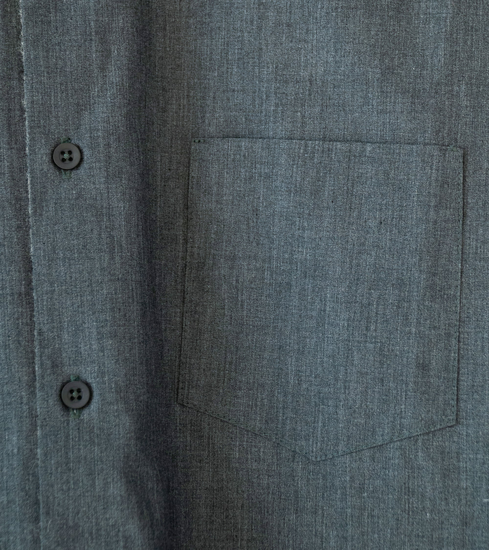 Sturla 'L/S Button Up Shirt' (Iron Gate Technical Cotton Canvas)