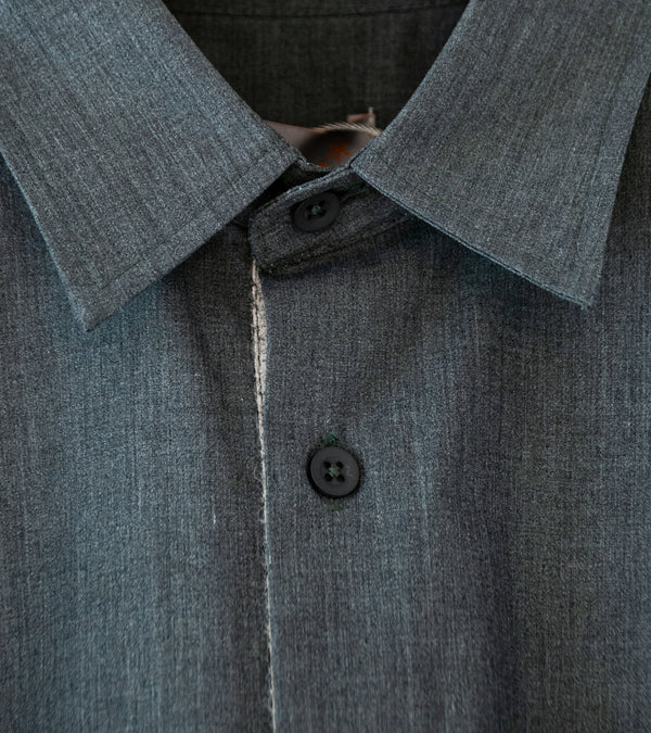 Sturla 'L/S Button Up Shirt' (Iron Gate Technical Cotton Canvas)