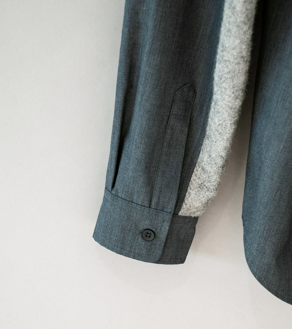 Sturla 'L/S Button Up Shirt' (Iron Gate Technical Cotton Canvas)