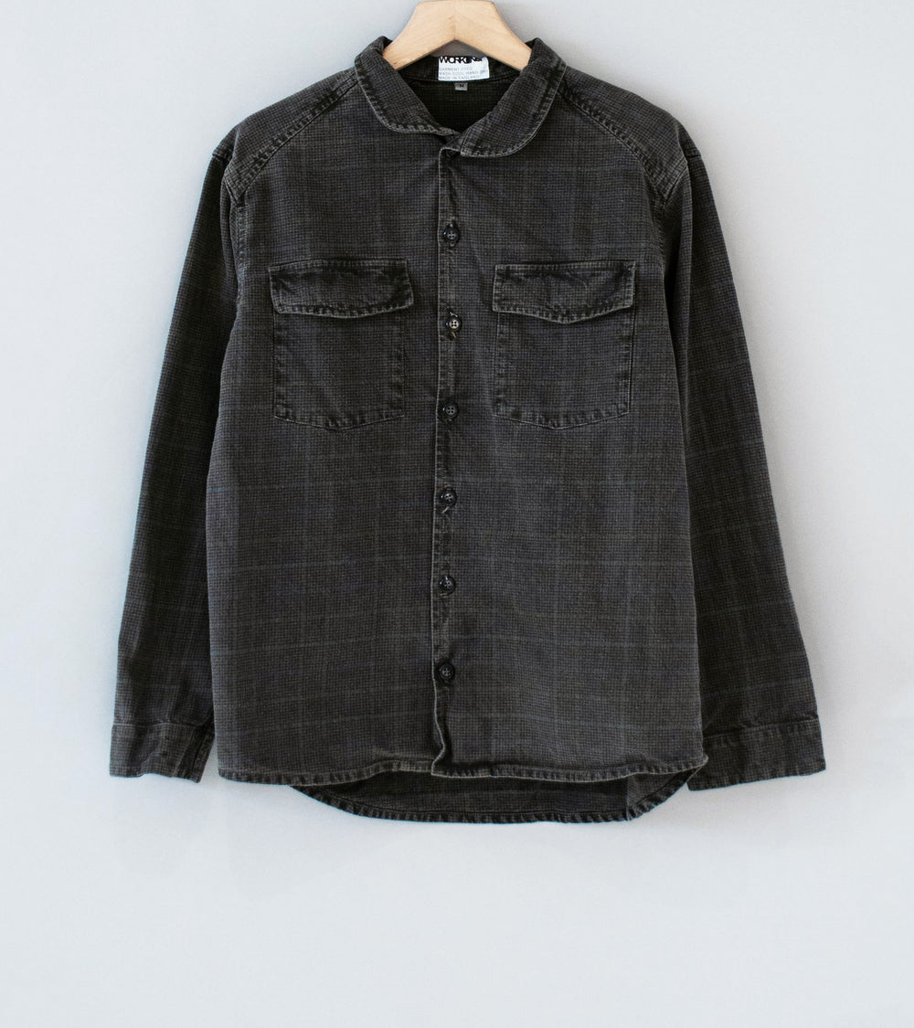 Working 'LS Trap Shirt' (Shale Smith Check Cotton)
