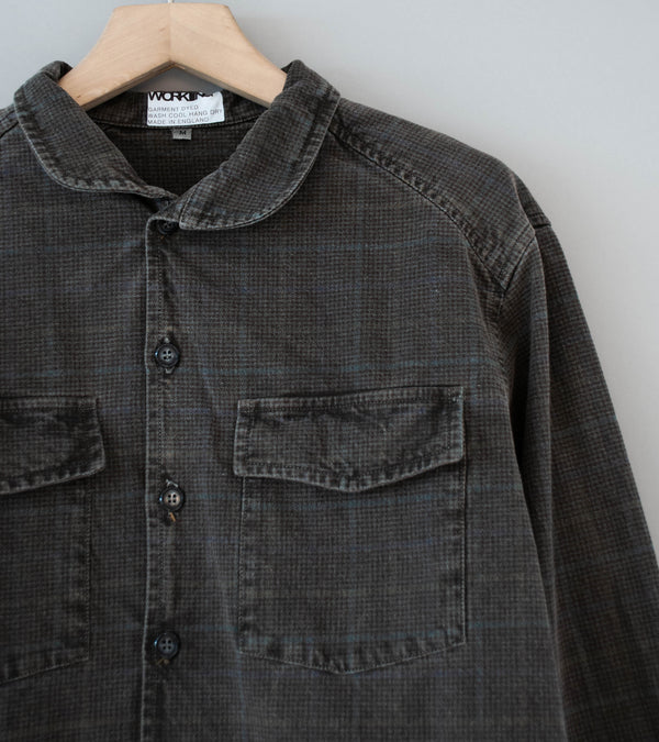 Working 'LS Trap Shirt' (Shale Smith Check Cotton)