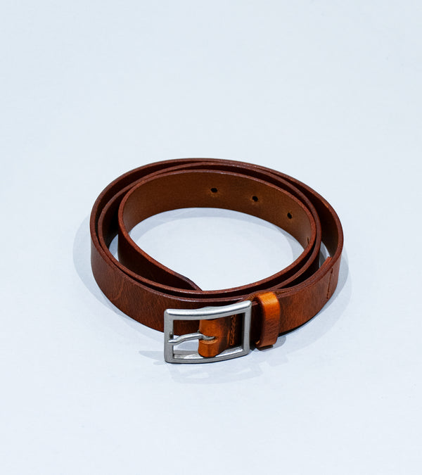 Awasa 'Italian Pull Up Leather Belt' (Brown)