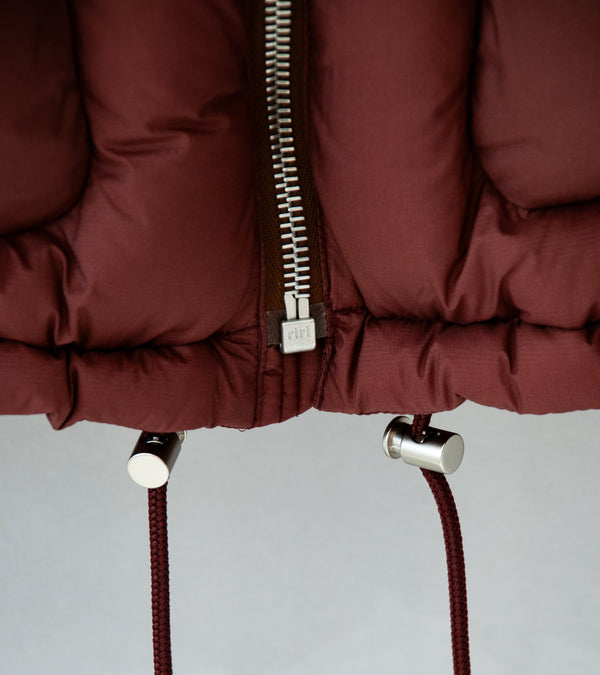 Auralee 'Super Light Nylon Ripstop Down Blouson' (Burgundy)