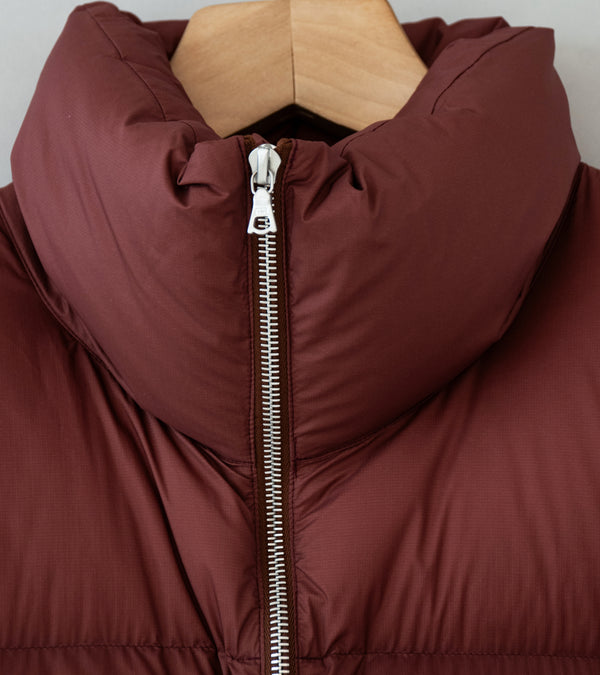 Auralee 'Super Light Nylon Ripstop Down Blouson' (Burgundy)