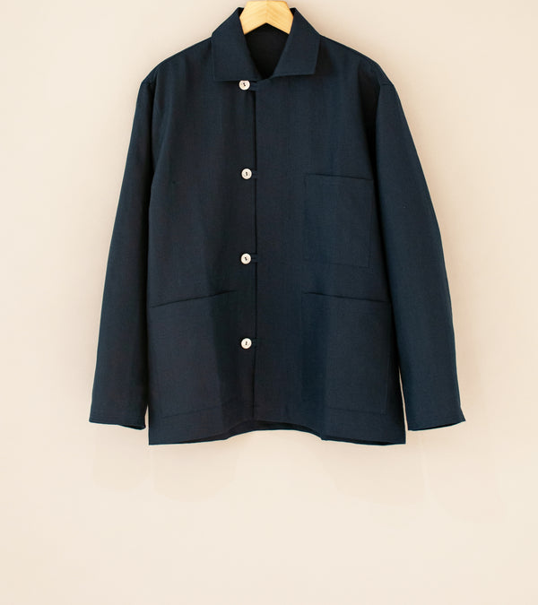 Stoffa 'Work Jacket' (Indigo Washed Linen)