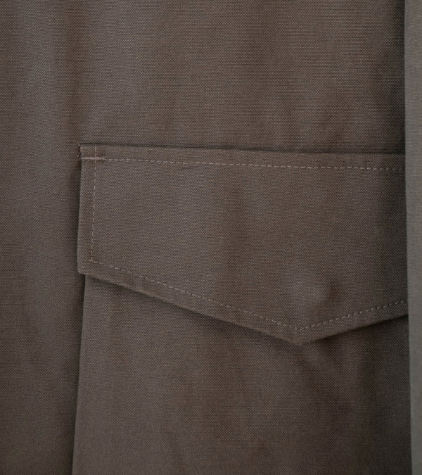 James Coward 'Six Jacket' (Brown Cotton Canvas)
