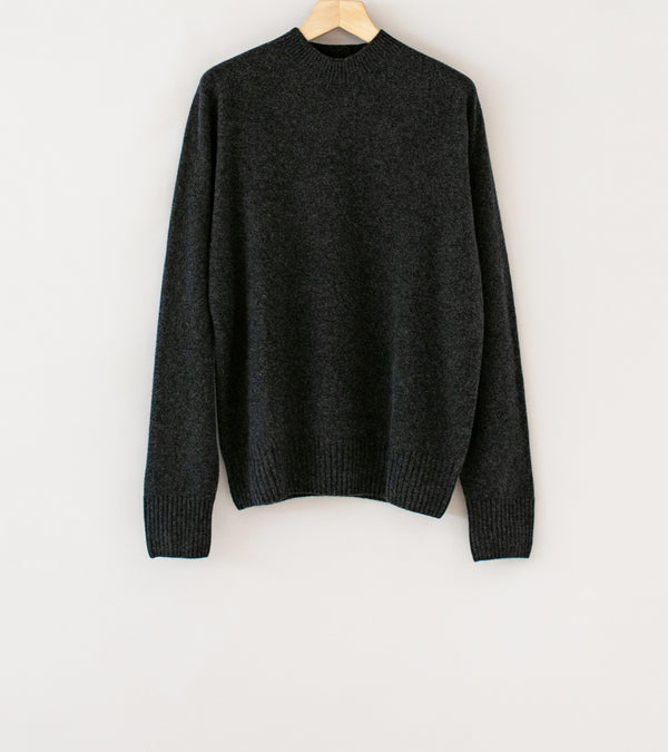 Margaret Howell 'Seamless Crew Neck' (Storm Grey Merino Cashmere)