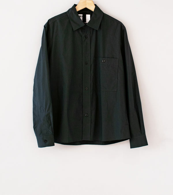 Margaret Howell 'MHL Overall Shirt' (Asphalt Cotton Lyocell)