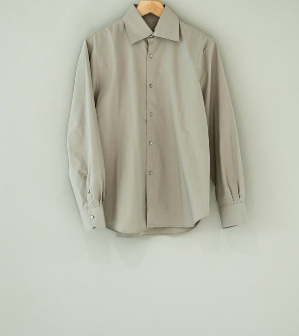 Stoffa 'Spread Collar Shirt' (Lichen Cotton Poplin)