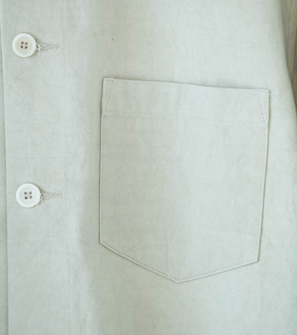 James Coward 'Travail Shirt' (Clay Satin Drum Cotton)