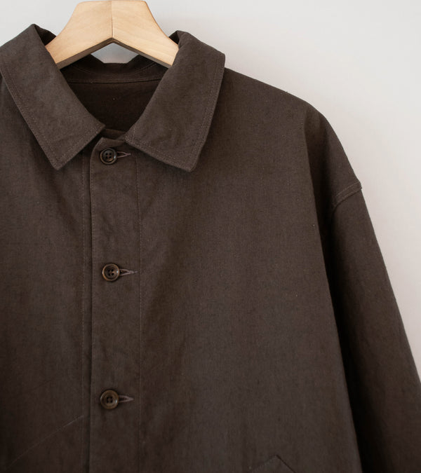 James Coward 'Signal Shirt' (Dark Brown Overdye Canvas)