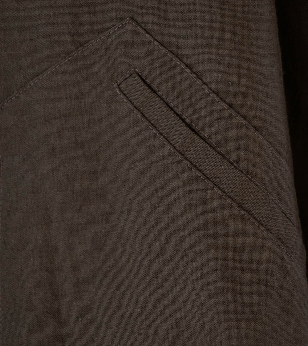 James Coward 'Signal Shirt' (Dark Brown Overdye Canvas)