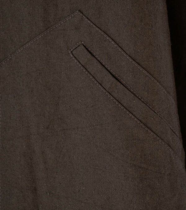 James Coward 'Signal Shirt' (Dark Brown Overdye Canvas)