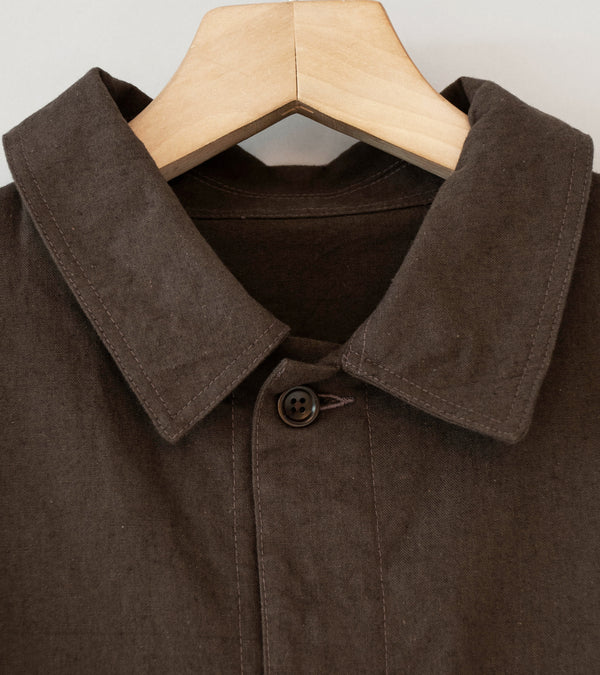 James Coward 'Signal Shirt' (Dark Brown Overdye Canvas)