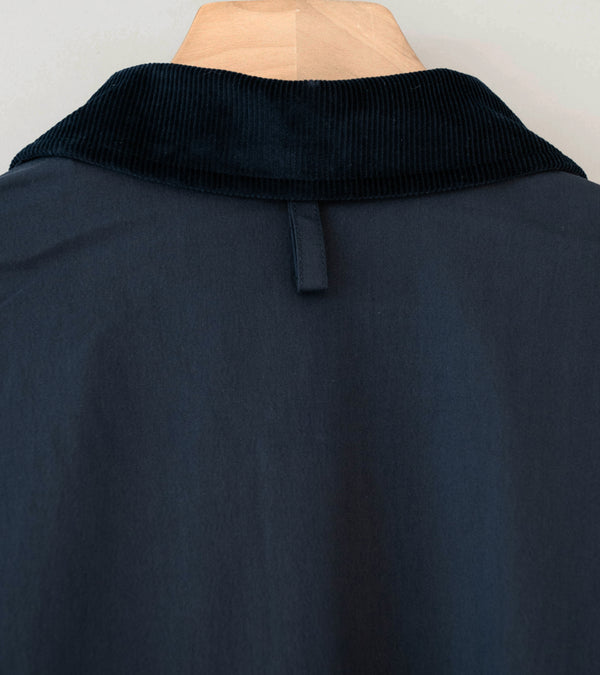 Velardi 'Lightweight Poplin Utility Jacket' (Navy Cotton Nylon)
