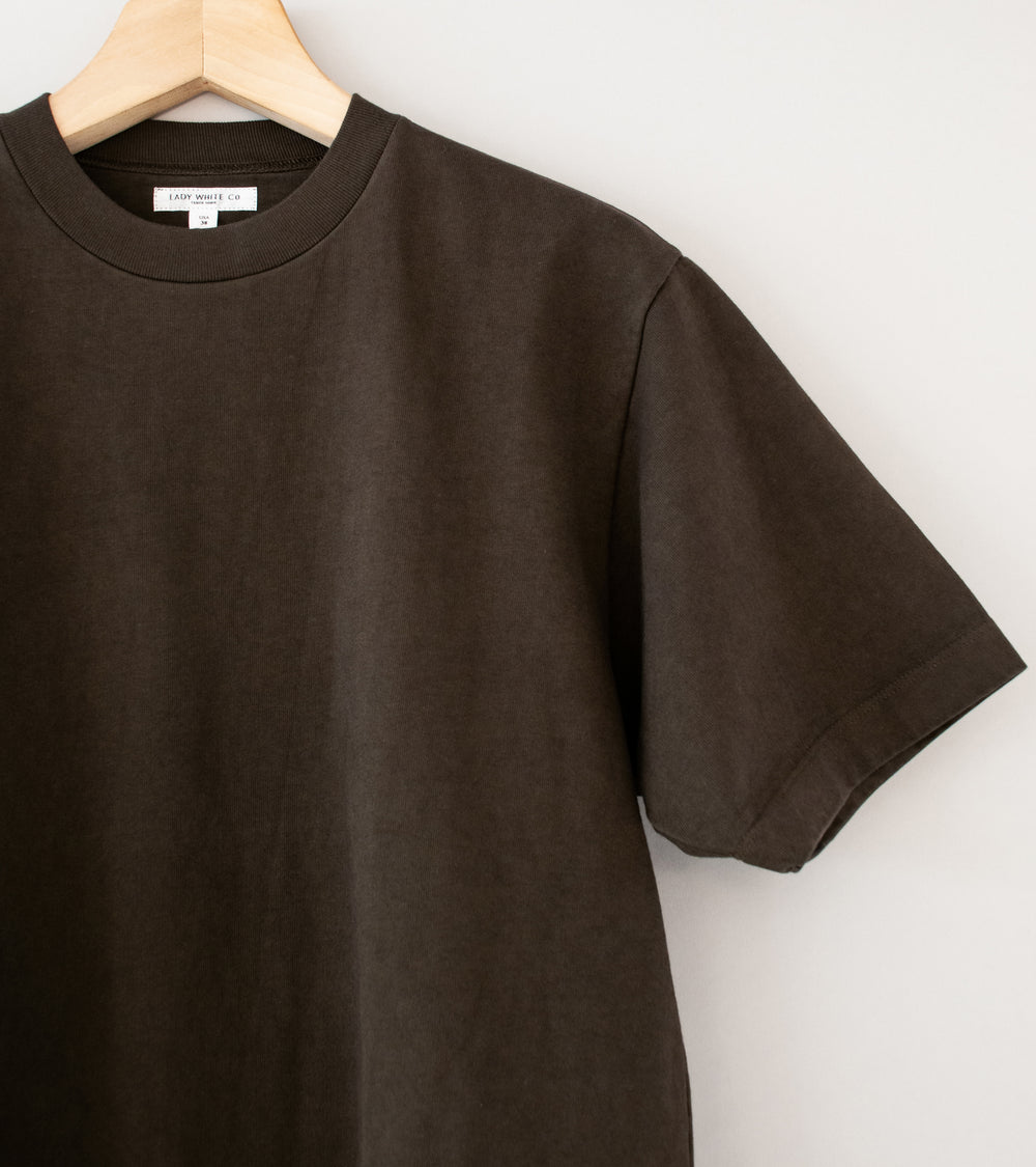 Lady White Co 'Rugby T-Shirt' (Black Olive)