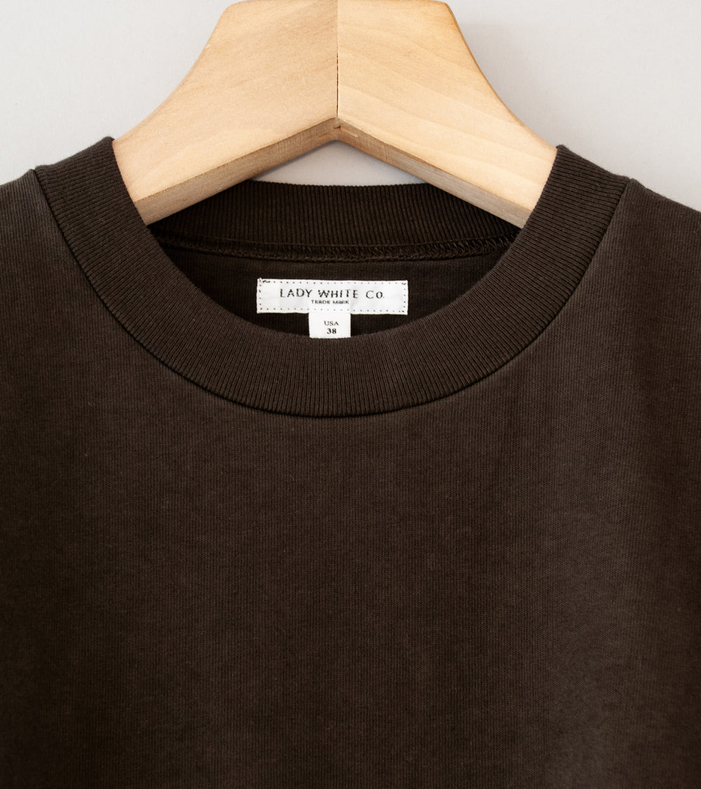 Lady White Co 'Rugby T-Shirt' (Black Olive)