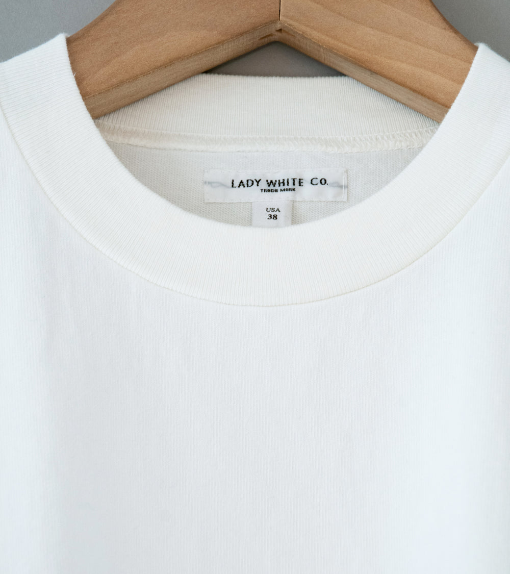 Lady White Co 'Rugby T-Shirt' (White)