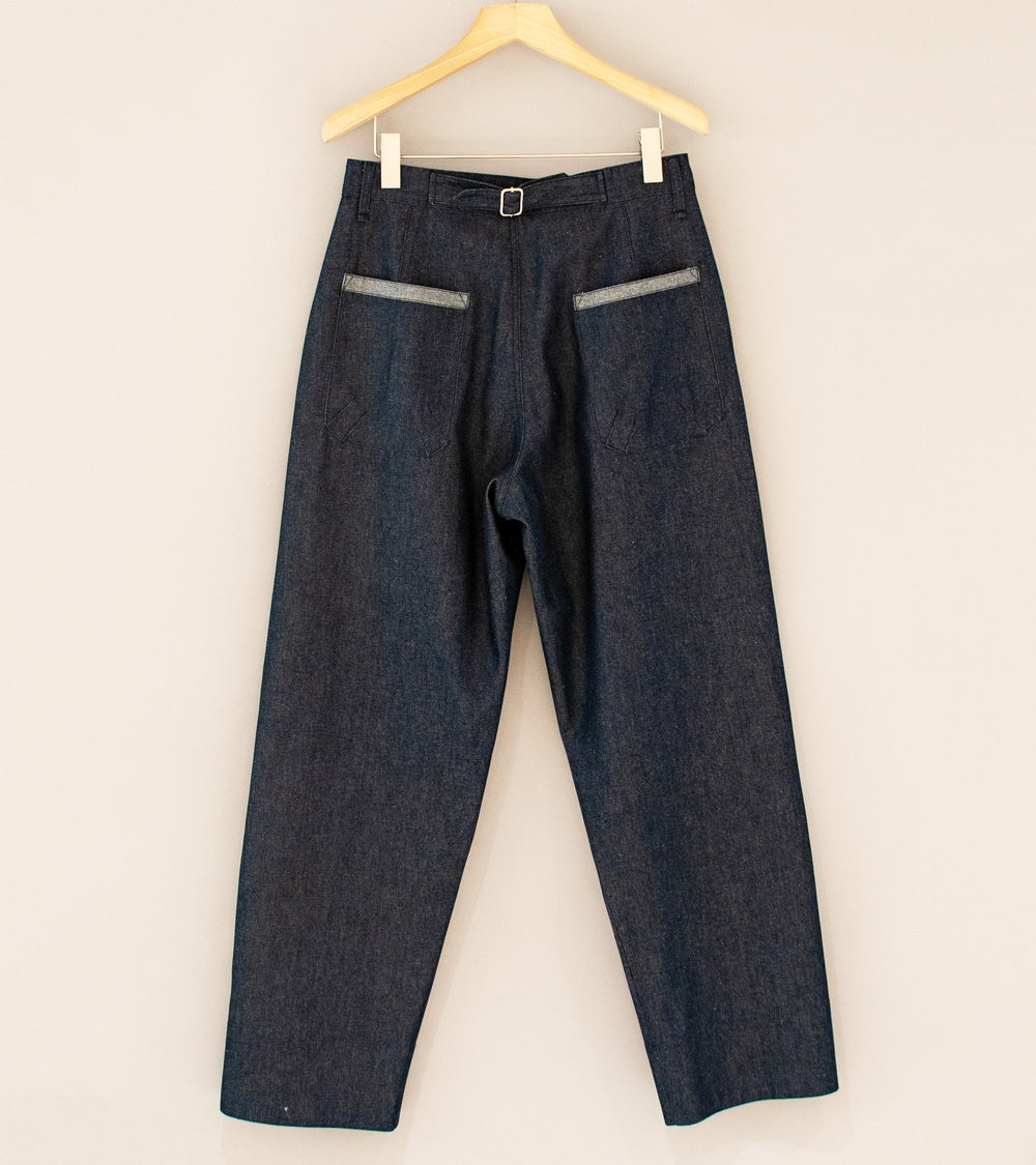 Oshin 'The JR Trouser' (Dark Indigo Cotton Denim)