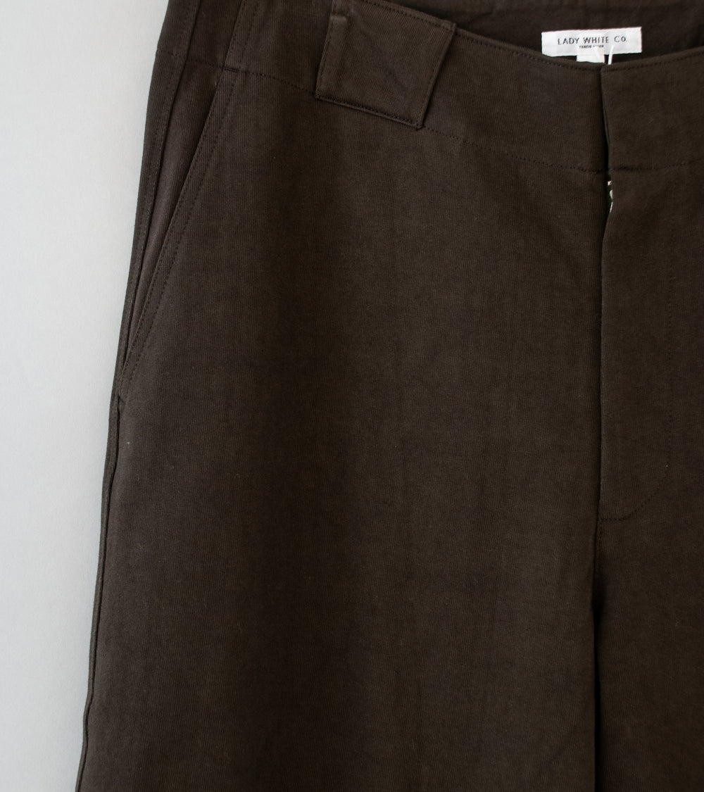 Lady White Co 'Jersey Trouser' (Black Olive)