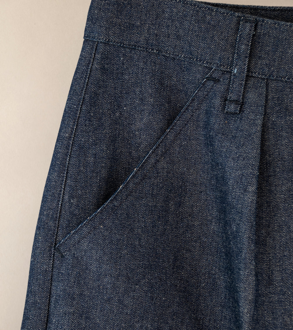 Oshin 'The JR Trouser' (Dark Indigo Cotton Denim)