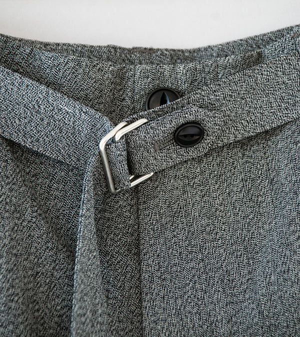 Yoko Sakamoto 'Work Cropped Trousers' (B & W)