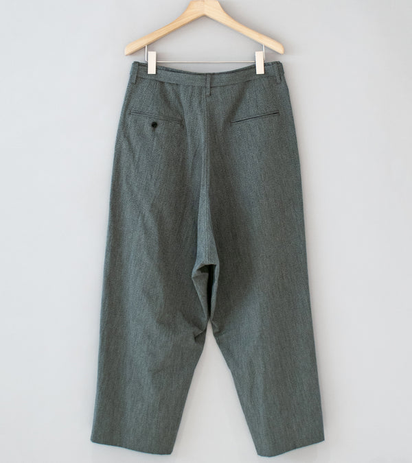 Yoko Sakamoto 'Work Cropped Trousers' (B & W)