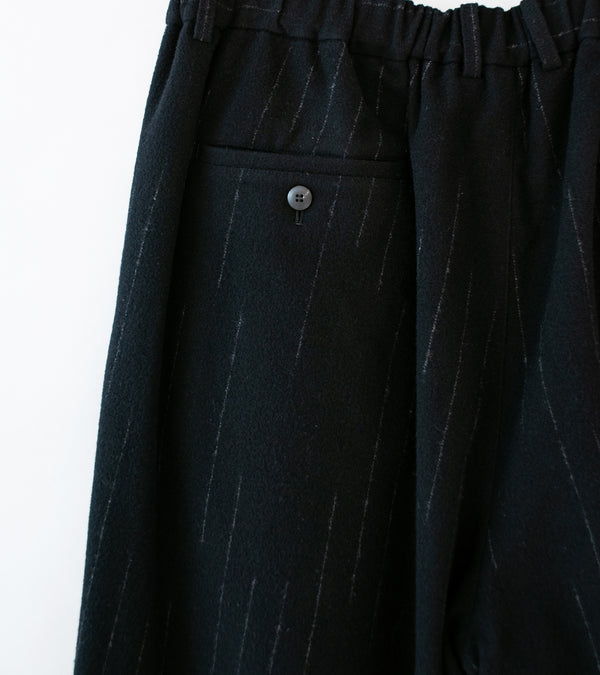 Yoko Sakamoto 'Double Pleated Wide Easy Pants' (Stripe)