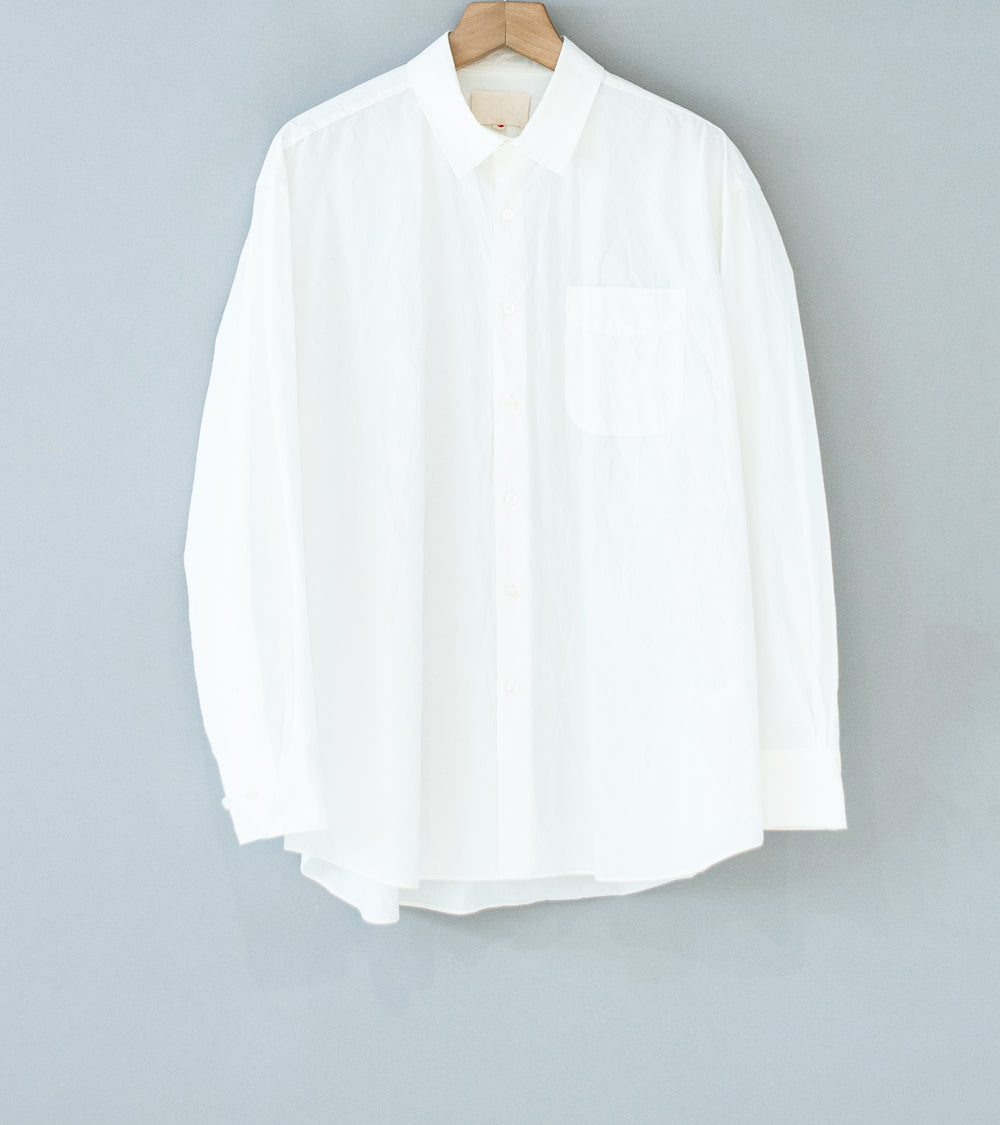 Yoko Sakamoto 'Regular Collar Shirt' (White)