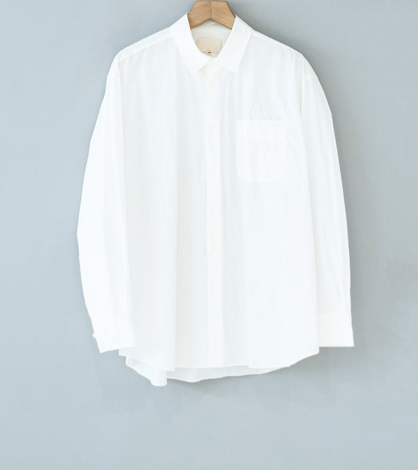 Yoko Sakamoto 'Regular Collar Shirt' (White)