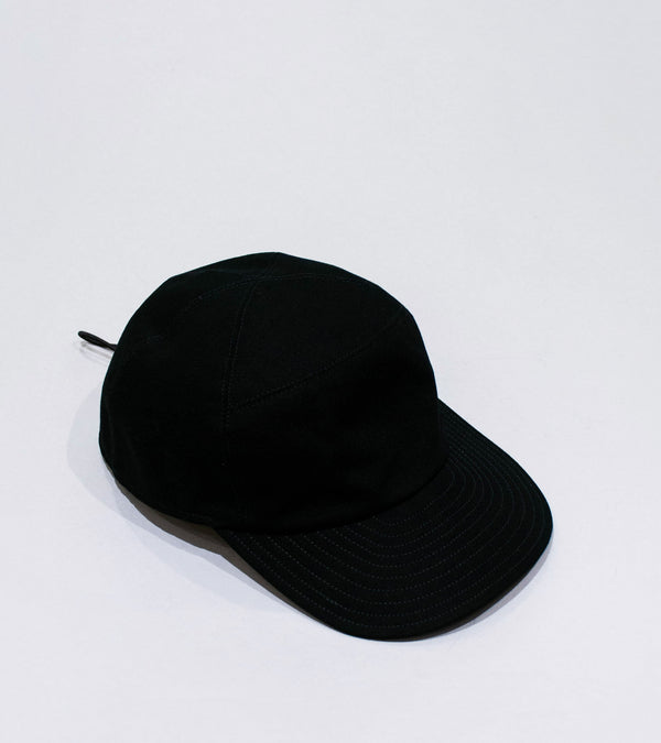 Velardi 'Italian Canvas Ball Cap' (Black Cotton)