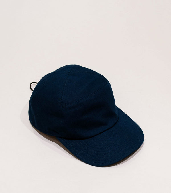Velardi 'Italian Canvas Ball Cap' (Navy Cotton)