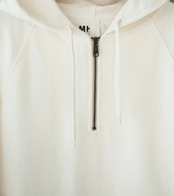Margaret Howell 'MHL Hoodie' (Off White Dry Loopback Jersey) – C'H