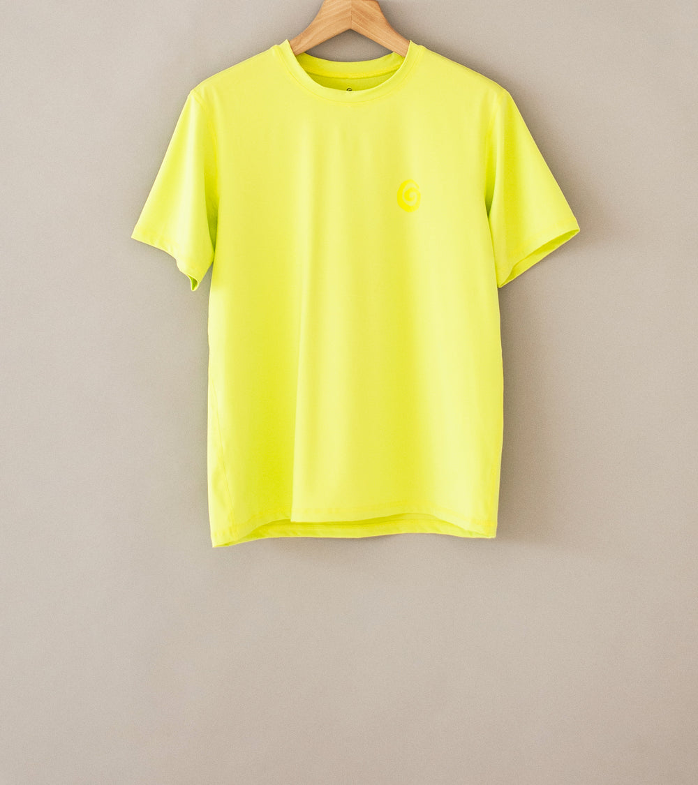 Ostrya 'Sidecar Pique Active Tee' (Lime)